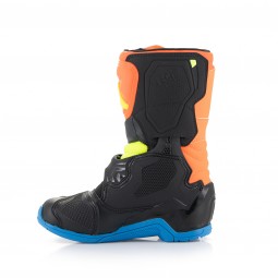 BUTY ALPINESTARS TECH 3S KIDS ORANGE FLUO ENAMEL BLUE YEL FL