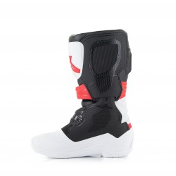 BUTY ALPINESTARS TECH 3S JUNIOR WHITE BLACK BRIGHT RED