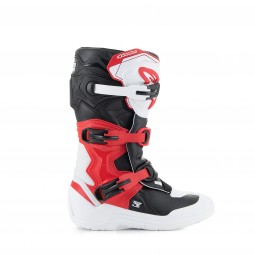 BUTY ALPINESTARS TECH 3S JUNIOR WHITE BLACK BRIGHT RED