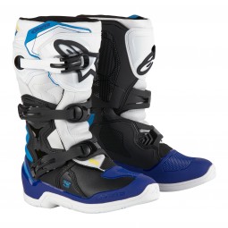 BUTY ALPINESTARS TECH 3S JUNIOR WHITE BLACK ENAMEL BLUE