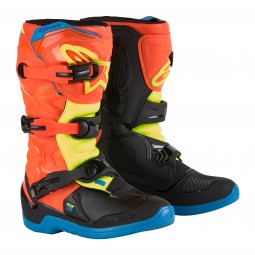 BUTY ALPINESTARS TECH 3S JUNIOR ORANGE FLUO ENAMEL BLUE YEL FL