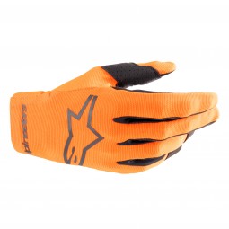 RĘKAWICE ALPINESTARS RADAR HOT ORANGE BLACK