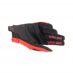 RĘKAWICE ALPINESTARS JUNIOR RADAR MARS RED SILVER
