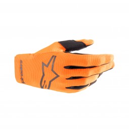 RĘKAWICE ALPINESTARS JUNIOR RADAR HOT ORANGE BLACK