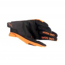 RĘKAWICE ALPINESTARS JUNIOR RADAR HOT ORANGE BLACK