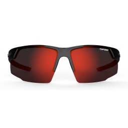 Okulary TIFOSI CENTUS gloss black (1 szkło Smoke Red 15,4% transmisja światła) (NEW)