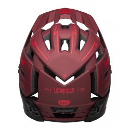 Kask full face BELL SUPER AIR R MIPS SPHERICAL matte red black fasthouse roz. M (55-59 cm) (NEW)