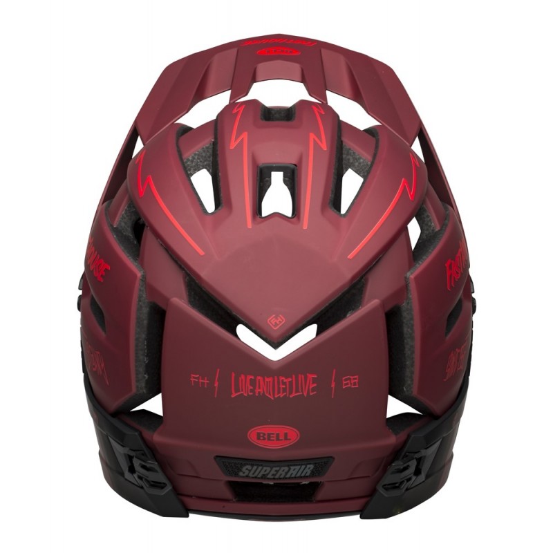Kask full face BELL SUPER AIR R MIPS SPHERICAL matte red black fasthouse roz. M (55-59 cm) (NEW)