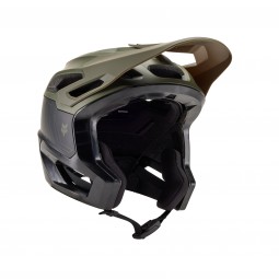 KASK ROWEROWY FOX DROPFRAME PRO RUNN OLIVE GREEN
