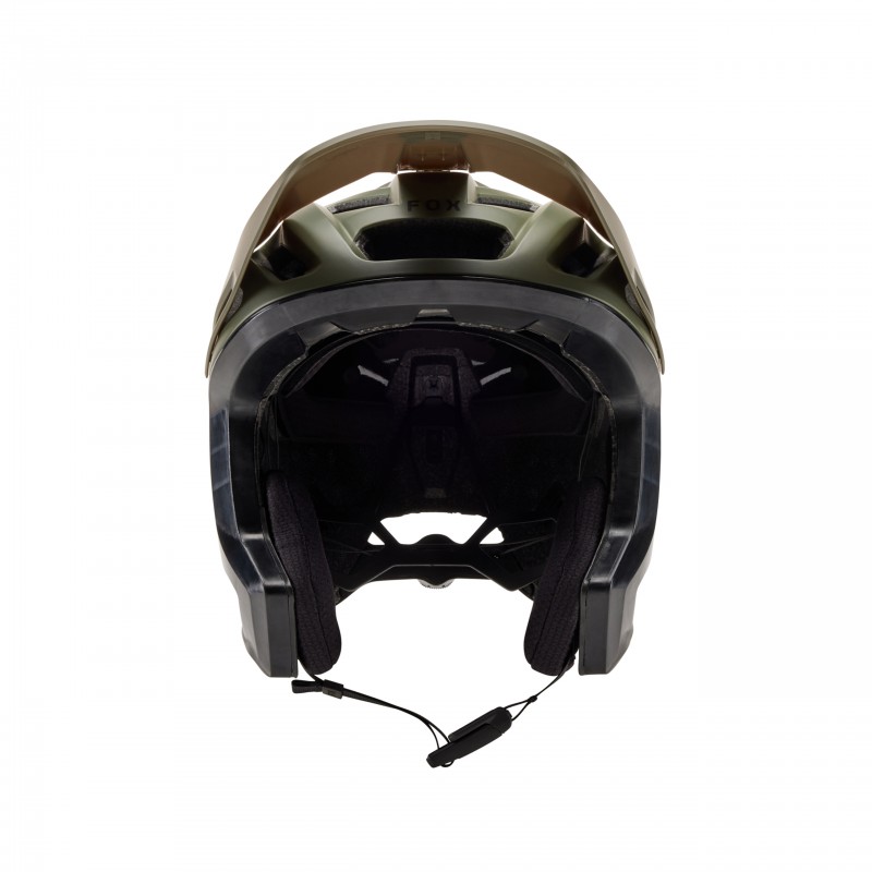 KASK ROWEROWY FOX DROPFRAME PRO RUNN OLIVE GREEN