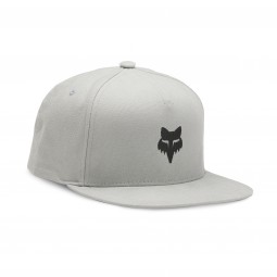 CZAPKA Z DASZKIEM FOX FOX HEAD SNAPBACK STEEL GREY