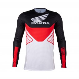 BLUZA FOX FLEXAIR HONDA BLACK/WHITE