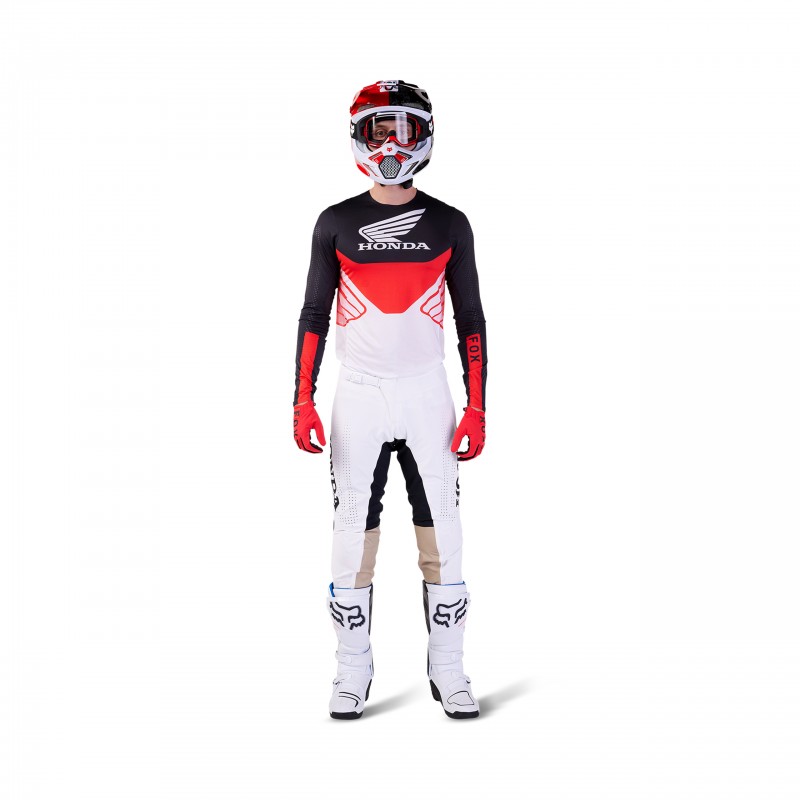 BLUZA FOX FLEXAIR HONDA BLACK/WHITE