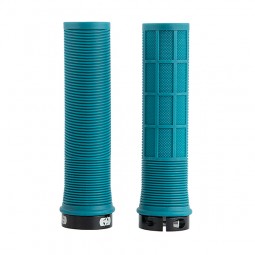 OXC Chwyty MTB Driver Lock-On Blue