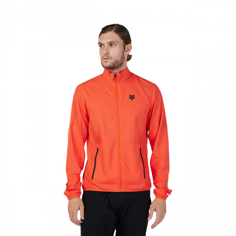 KURTKA PRZECIWDESZCZOWA FOX RANGER WIND ORANGE FLAME