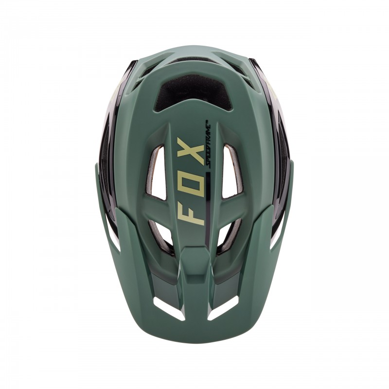 KASK ROWEROWY FOX SPEEDFRAME PRO BLOCKED CE HUNTER GREEN