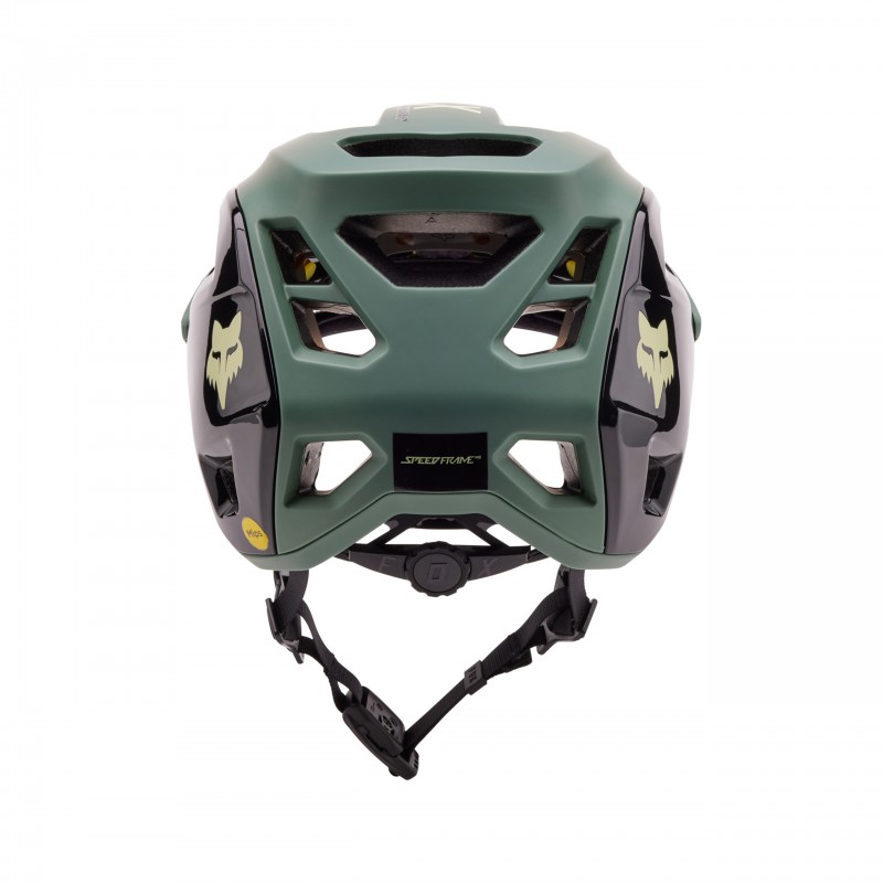 KASK ROWEROWY FOX SPEEDFRAME PRO BLOCKED CE HUNTER GREEN