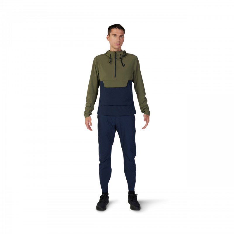 KURTKA PRZECIWDESZCZOWA FOX RANGER WIND PULLOVER OLIVE GREEN