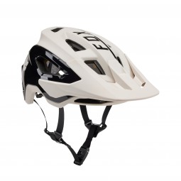 KASK ROWEROWY FOX SPEEDFRAME PRO BLOCKED VINTAGE WHITE