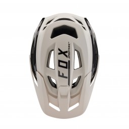 KASK ROWEROWY FOX SPEEDFRAME PRO BLOCKED VINTAGE WHITE