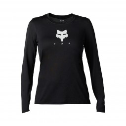 KOSZULKA ROWEROWA Z DŁUGIM RĘKAWEM FOX LADY RANGER TRU DRI BLACK