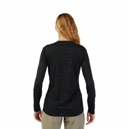 KOSZULKA ROWEROWA Z DŁUGIM RĘKAWEM FOX LADY RANGER TRU DRI BLACK