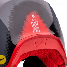 KASK FOX V1 INTERFERE GREY/RED