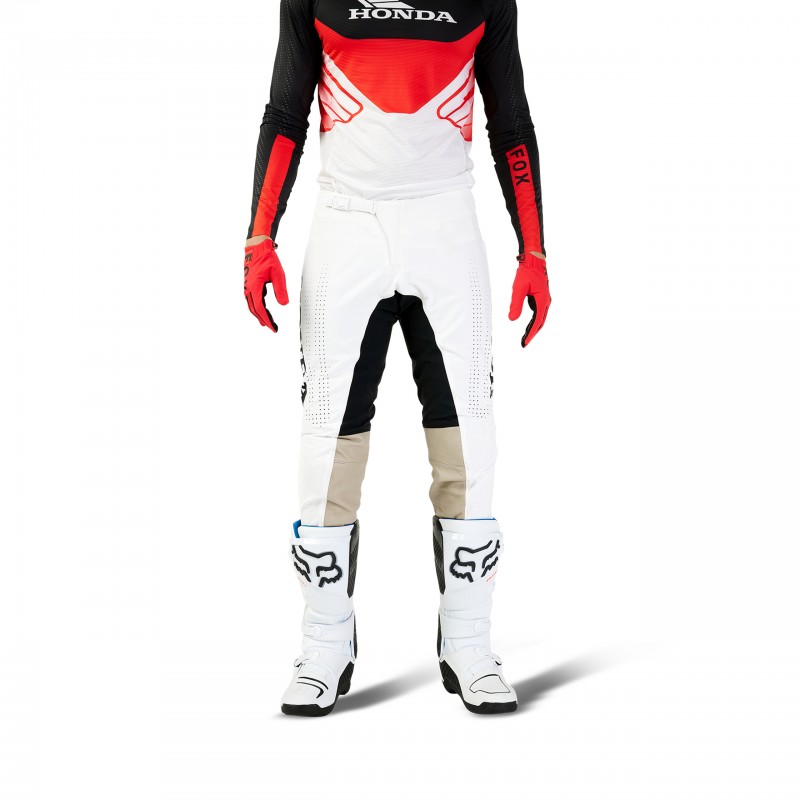 SPODNIE FOX FLEXAIR HONDA BLACK/WHITE