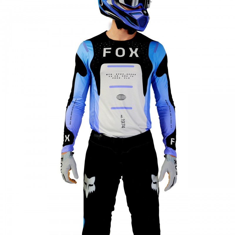 BLUZA FOX FLEXAIR MAGNETIC BLACK/PURPLE