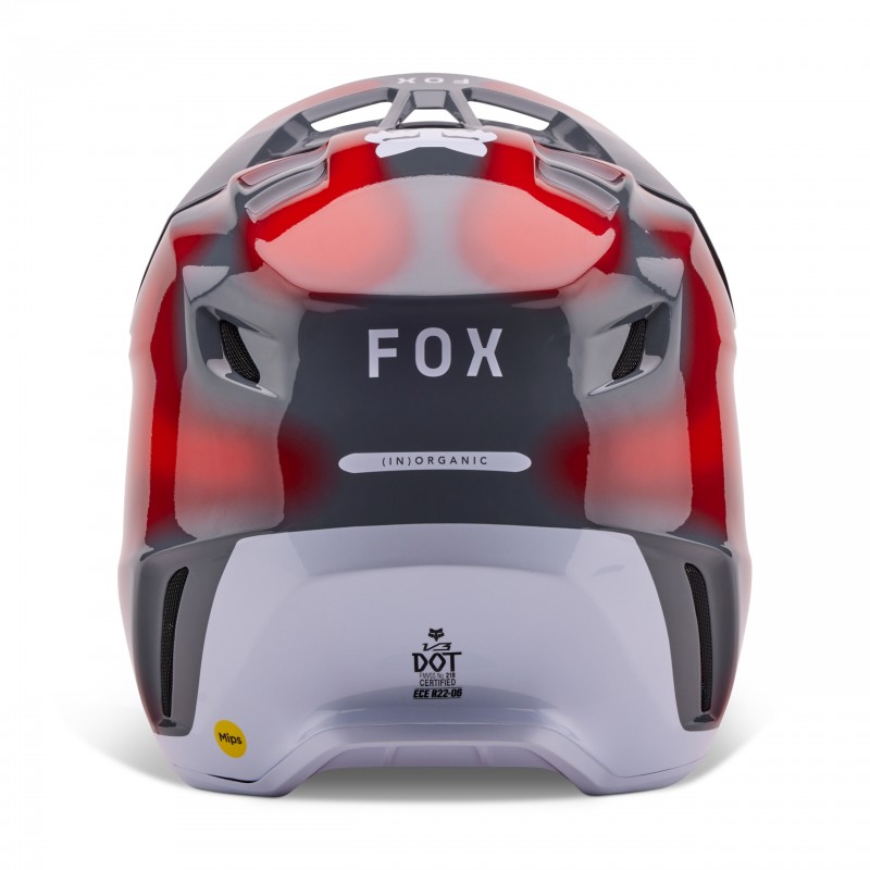 KASK FOX V3 VOLATILE GREY/RED