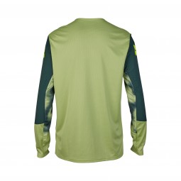 KOSZULKA ROWEROWA Z DŁUGIM RĘKAWEM FOX DEFEND TAUNT PALE GREEN