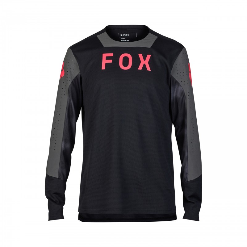 KOSZULKA ROWEROWA Z DŁUGIM RĘKAWEM FOX DEFEND TAUNT BLACK