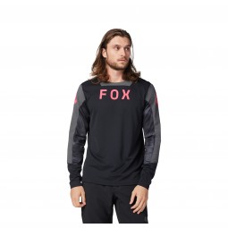 KOSZULKA ROWEROWA Z DŁUGIM RĘKAWEM FOX DEFEND TAUNT BLACK