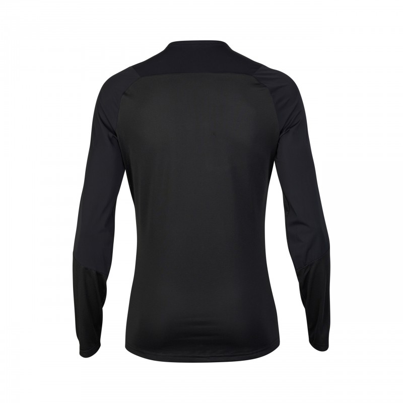 KOSZULKA ROWEROWA Z DŁUGIM RĘKAWEM FOX FLEXAIR ASCENT BLACK