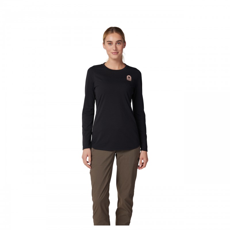 KOSZULKA ROWEROWA Z DŁUGIM RĘKAWEM FOX LADY RANGER DR BLACK