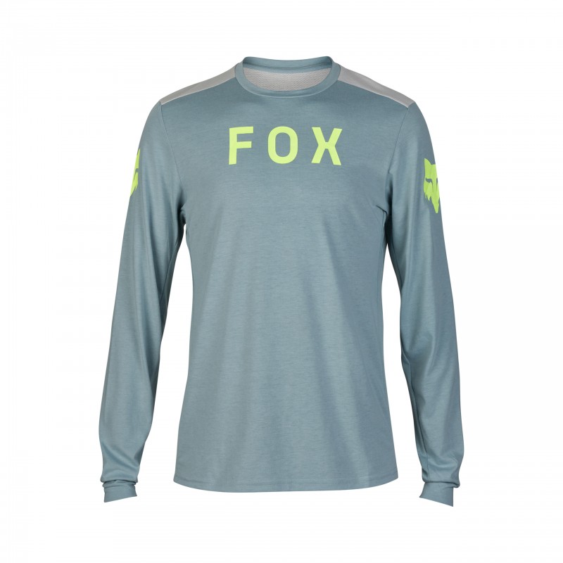 KOSZULKA ROWEROWA Z DŁUGIM RĘKAWEM FOX RANGER DR AVIATION GUNMETAL