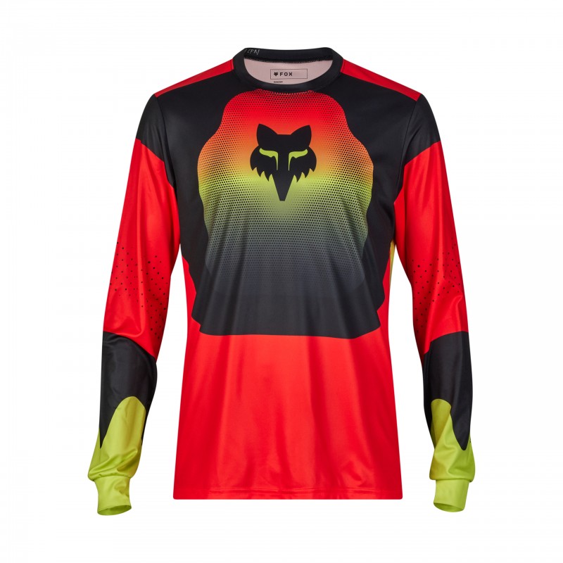 KOSZULKA ROWEROWA Z DŁUGIM RĘKAWEM FOX RANGER REVISE RD/YLW