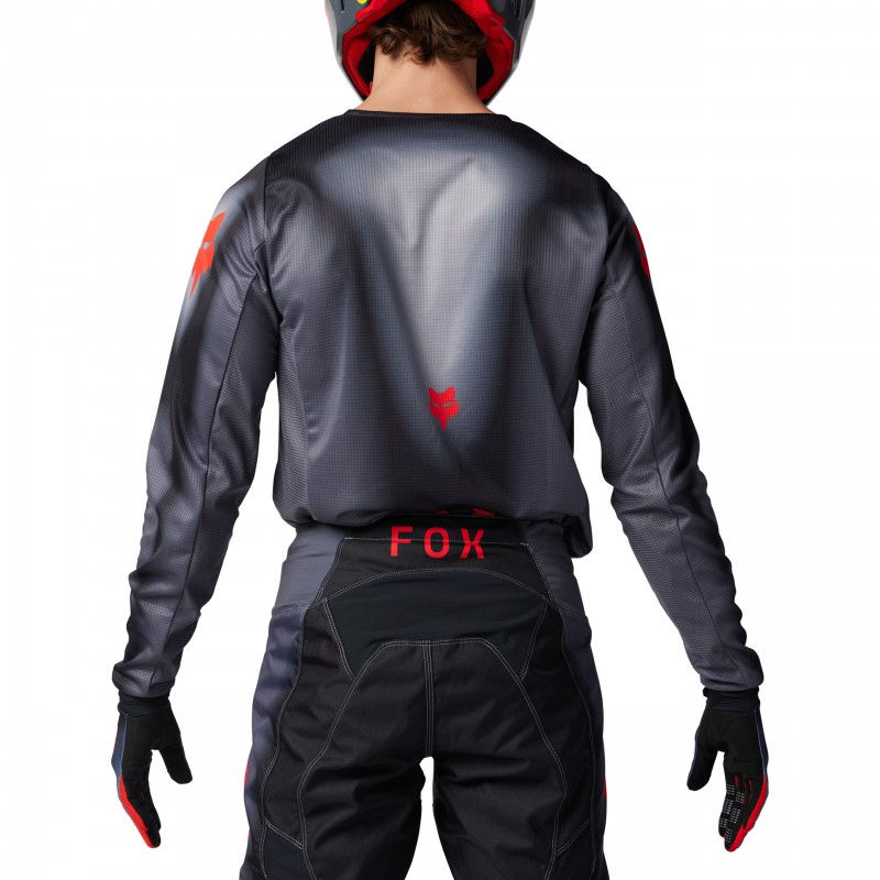 BLUZA FOX 180 INTERFERE GREY/RED