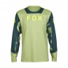 KOSZULKA ROWEROWA Z DŁUGIM RĘKAWEM FOX JUNIOR DEFEND TAUNT PALE GREEN