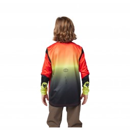 KOSZULKA ROWEROWA Z DŁUGIM RĘKAWEM FOX JUNIOR RANGER REVISE RD/YLW