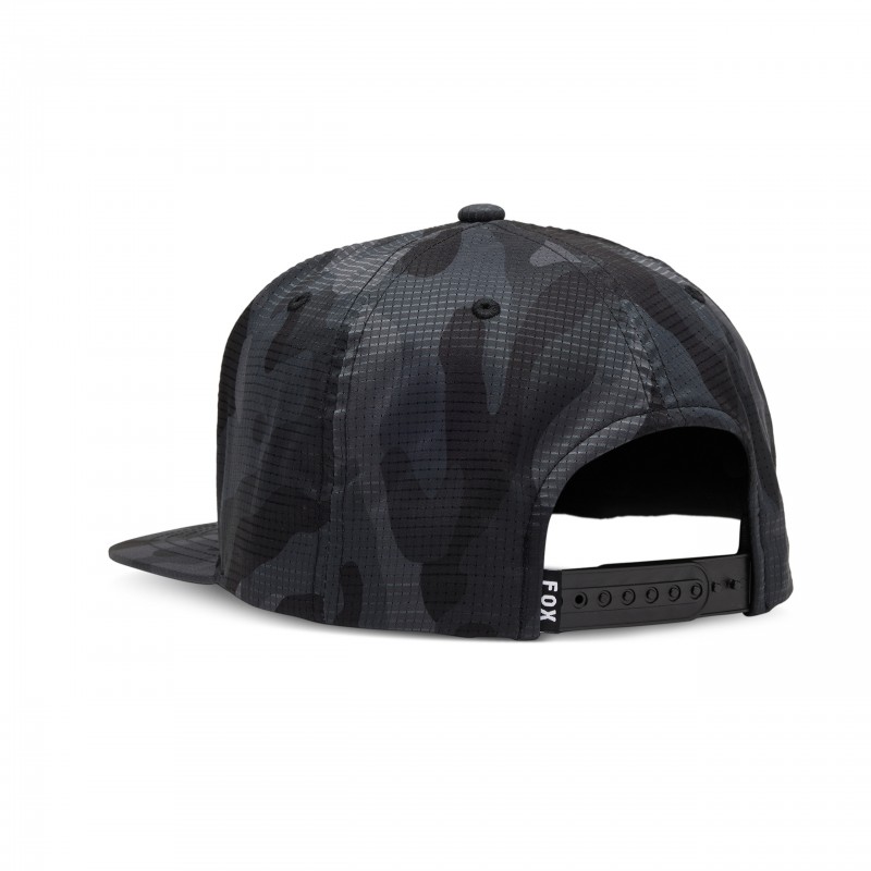 CZAPKA Z DASZKIEM FOX HEAD TECH SNAPBACK BLACK CAMO