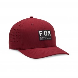 CZAPKA Z DASZKIEM FOX NON STOP TECH FLEXFIT SCARLET