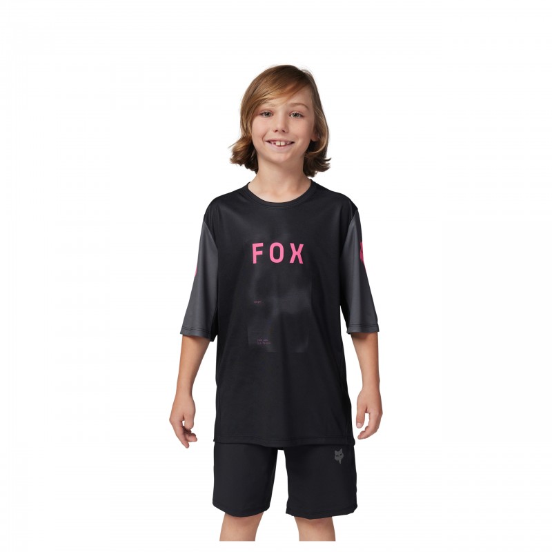 KOSZULKA ROWEROWA FOX JUNIOR RANGER TAUNT BLACK