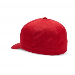 CZAPKA Z DASZKIEM FOX HEAD TECH FLEXFIT FLAME RED