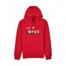 BLUZA Z KAPTUREM FOX X HONDA FLEECE FLAME RED
