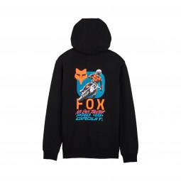 BLUZA Z KAPTUREM FOX X PRO CIRCUIT FLEECE BLACK