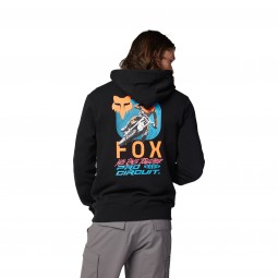 BLUZA Z KAPTUREM FOX X PRO CIRCUIT FLEECE BLACK