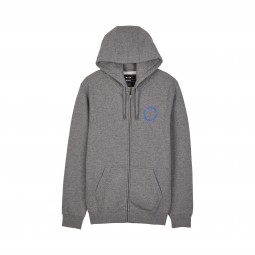 BLUZA Z KAPTUREM NEXT LEVEL FLEECE ZIP  HEATHER GRAPHITE