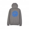 BLUZA Z KAPTUREM NEXT LEVEL FLEECE ZIP  HEATHER GRAPHITE