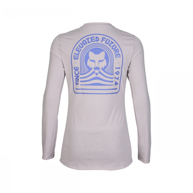 KOSZULKA ROWEROWA Z DŁUGIM RĘKAWEM FOX LADY RANGER DR GREY/LIGHT GREY